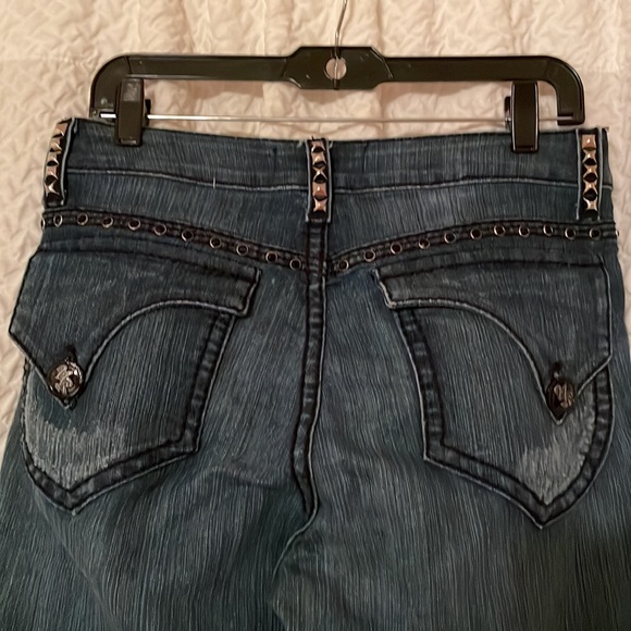 Cache Contour Collection bootcut jeans Size 10 33” inseam - Picture 3 of 6